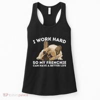 Frenchie Better Life Funny French Bulldog Dog Lover Women's Tank Top thumb 0
