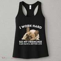 Frenchie Better Life Funny French Bulldog Dog Lover Women's Tank Top thumb 3