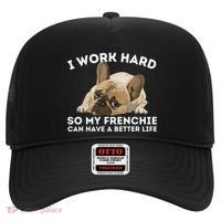 Frenchie Better Life Funny French Bulldog Dog Lover Hat thumb 0