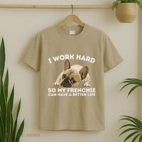 Frenchie Better Life Funny French Bulldog Dog Lover T-Shirt thumb 2