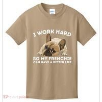 Frenchie Better Life Funny French Bulldog Dog Lover Kids T-Shirt thumb 0