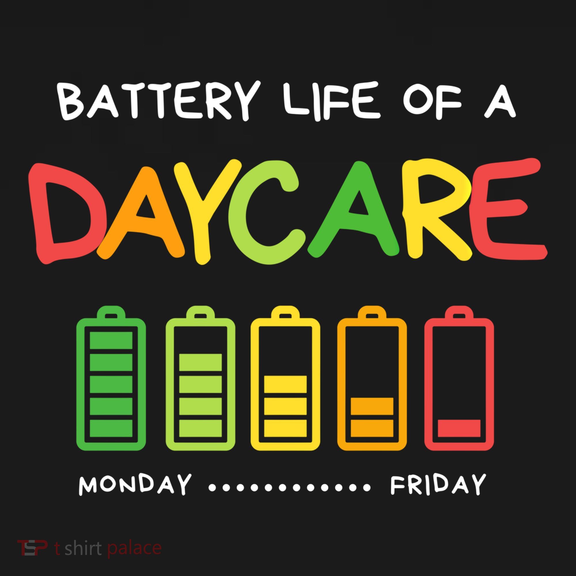 Funny Battery Life Of A Daycare Teacher Appreciation School Meaningful Gift Women's Hoodie