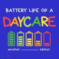 Funny Battery Life Of A Daycare Teacher Appreciation School Meaningful Gift T-Shirt thumb 7