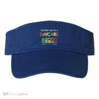 Funny Battery Life Of A Daycare Teacher Appreciation School Meaningful Gift Visor thumb 0