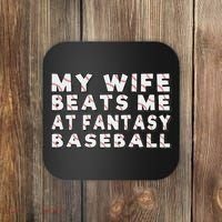Fantasy Baseball Legend Funny Fantasy Baseball Champion Coaster thumb 0