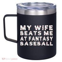 Fantasy Baseball Legend Funny Fantasy Baseball Champion 12oz Stainless Steel Coffee Mug thumb 2
