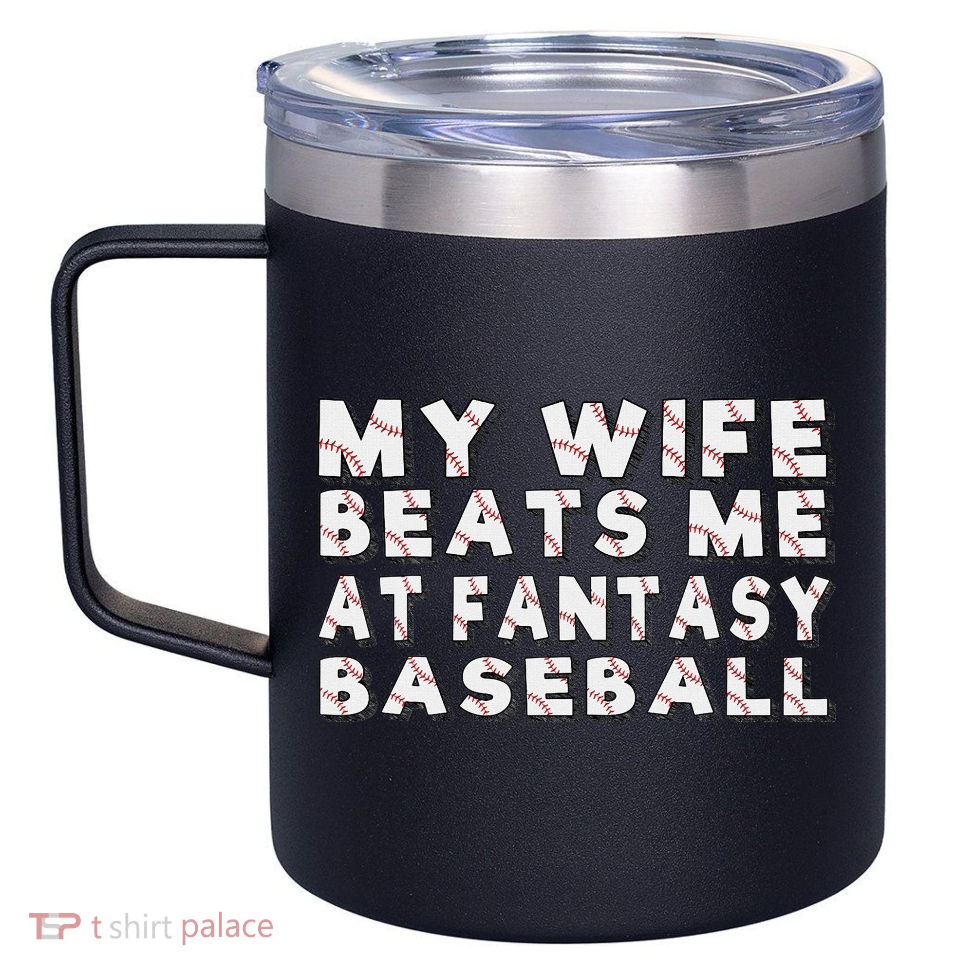 Fantasy Baseball Legend Funny Fantasy Baseball Champion 12oz Stainless Steel Coffee Mug