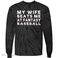 Fantasy Baseball Legend Funny Fantasy Baseball Champion Tie-Dye Long Sleeve Shirt thumb 0