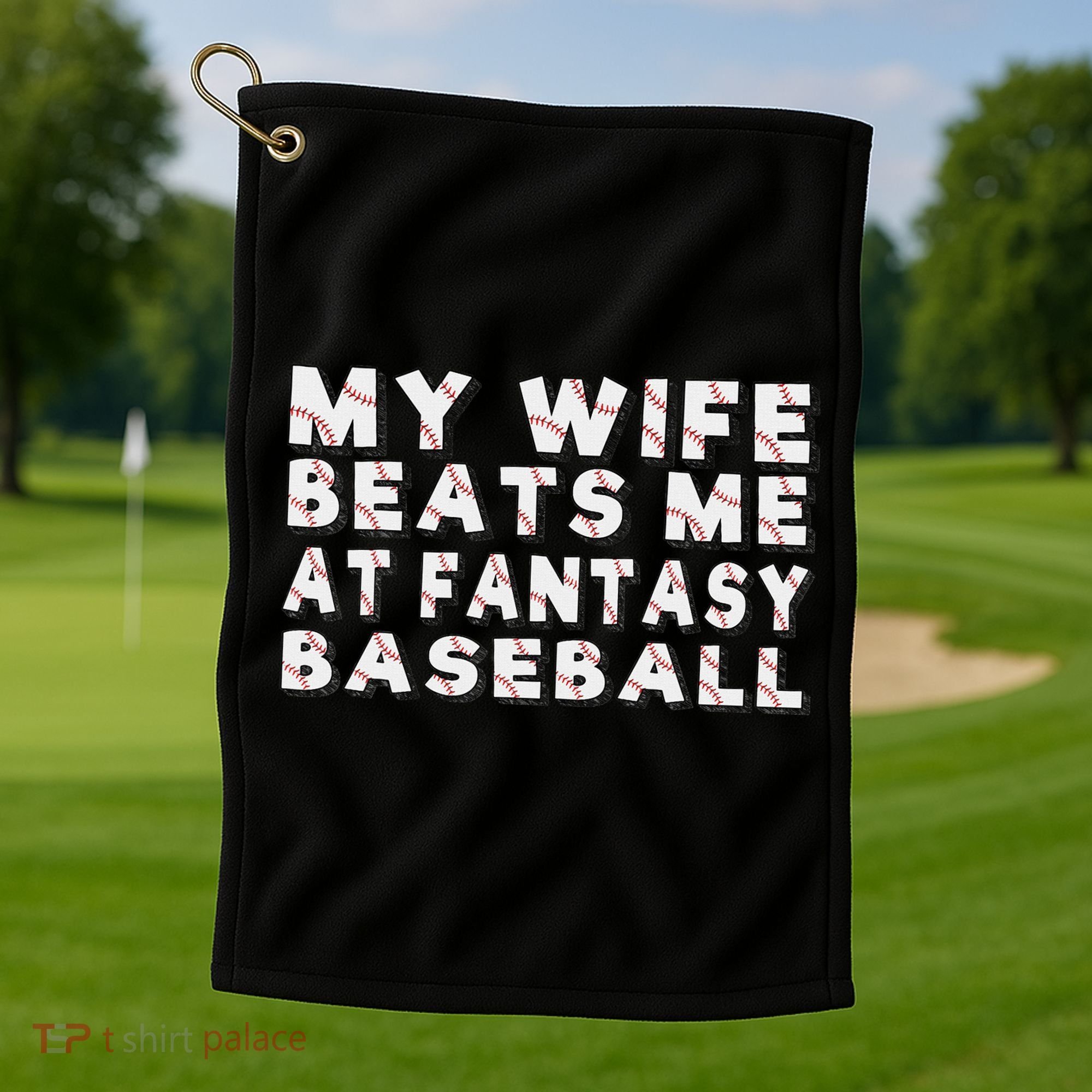 Fantasy Baseball Legend Funny Fantasy Baseball Champion Golf Towel