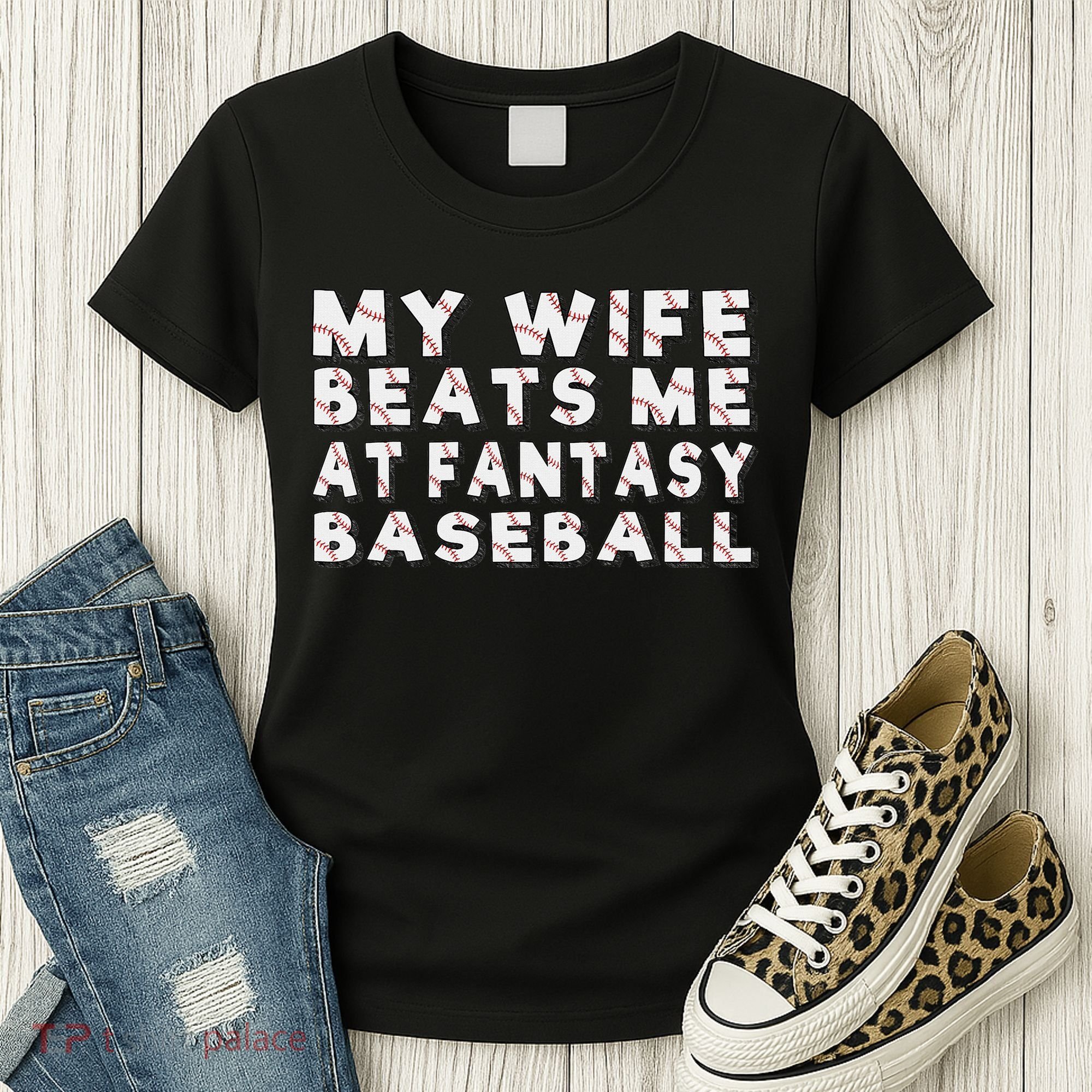 Fantasy Baseball Legend Funny Fantasy Baseball Champion Women's T-Shirt