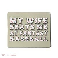 Fantasy Baseball Legend Funny Fantasy Baseball Champion Mousepad thumb 0