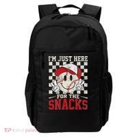 Funny Baseball Lover I'm Just Here For The Snacks Backpack thumb 0