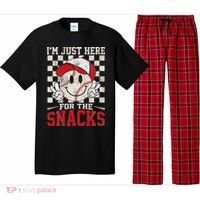 Funny Baseball Lover I'm Just Here For The Snacks Pajama Set thumb 0