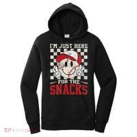 Funny Baseball Lover I'm Just Here For The Snacks Women's Hoodie thumb 0