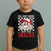 Funny Baseball Lover I'm Just Here For The Snacks Toddler T-Shirt thumb 2