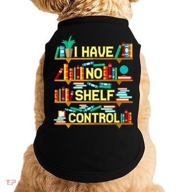 Funny Book Lover Book Club Group Reading Librarian Pun Doggie Tank