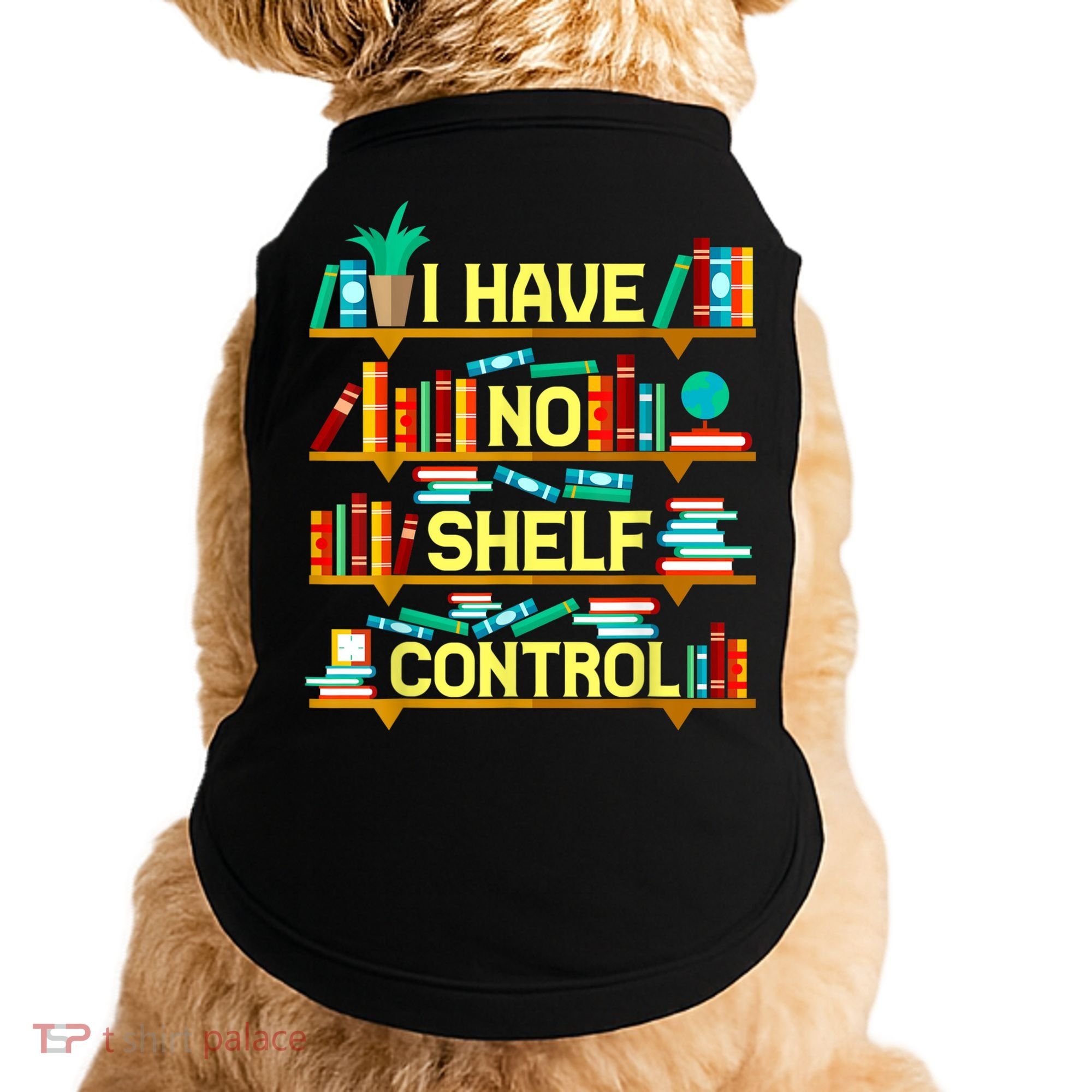 Funny Book Lover Book Club Group Reading Librarian Pun Doggie Tank