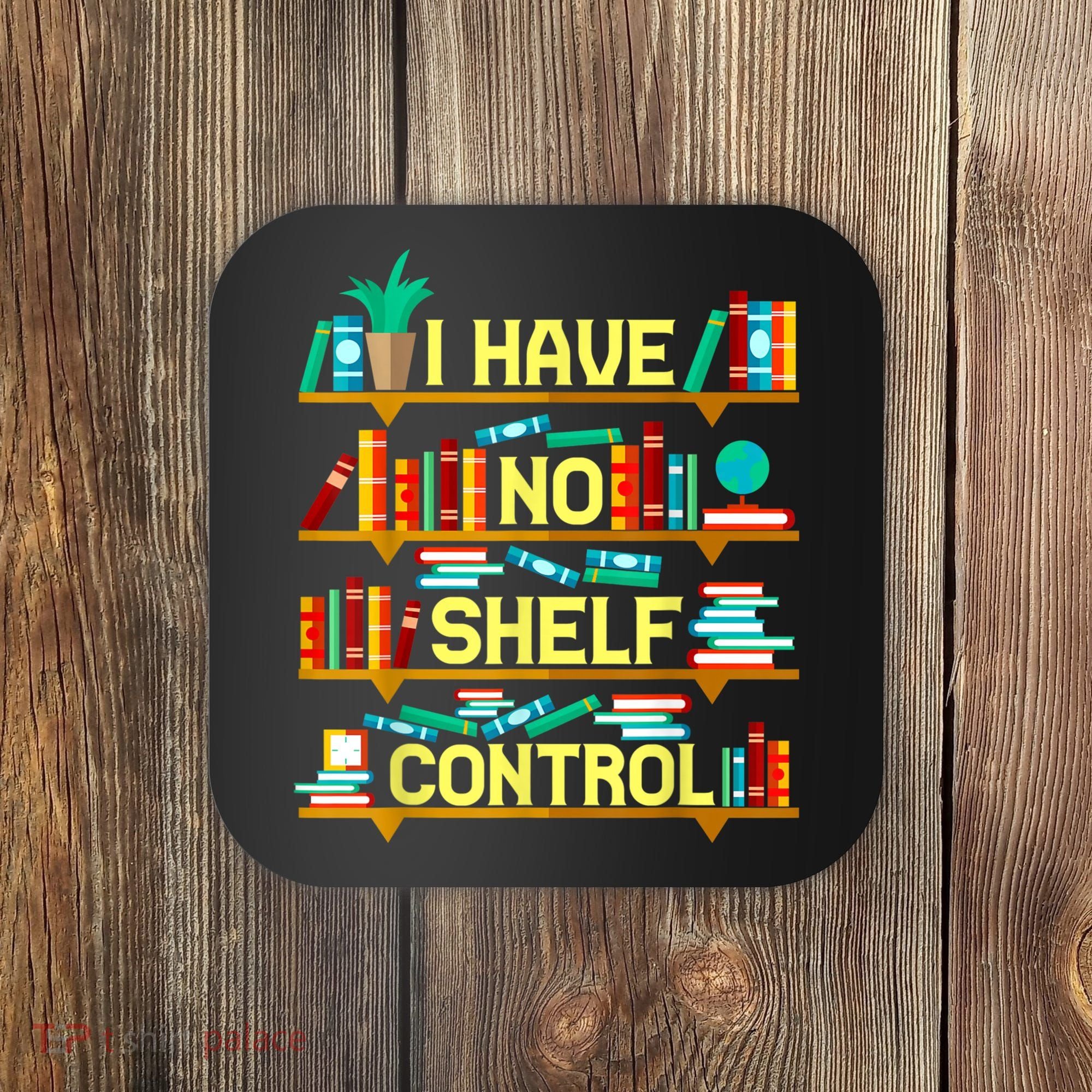 Funny Book Lover Book Club Group Reading Librarian Pun Coaster