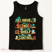 Funny Book Lover Book Club Group Reading Librarian Pun Tank Top thumb 2