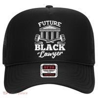 Future Black Lawyer Funny Attorney Law School Graphic Gift Hat thumb 0