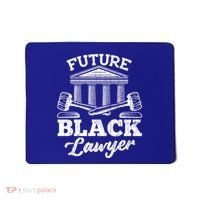 Future Black Lawyer Funny Attorney Law School Graphic Gift Mousepad thumb 0