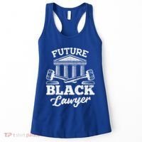Future Black Lawyer Funny Attorney Law School Graphic Gift Women's Tank Top thumb 0