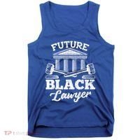 Future Black Lawyer Funny Attorney Law School Graphic Gift Tank Top thumb 0