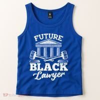 Future Black Lawyer Funny Attorney Law School Graphic Gift Tank Top thumb 2