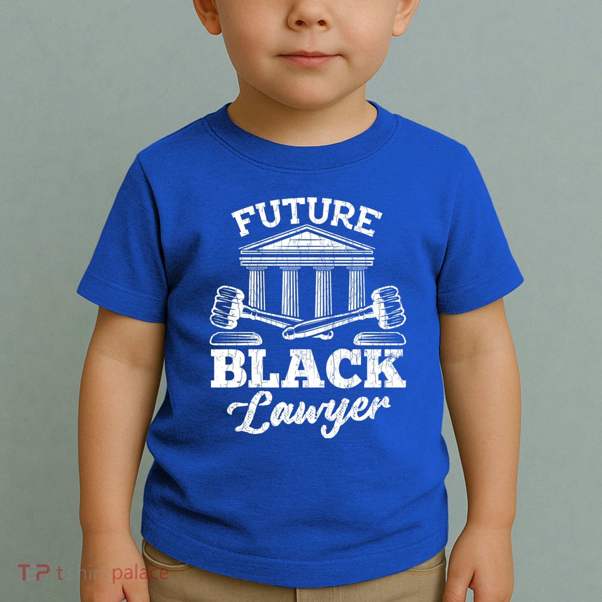 Future Black Lawyer Funny Attorney Law School Graphic Gift Toddler T-Shirt