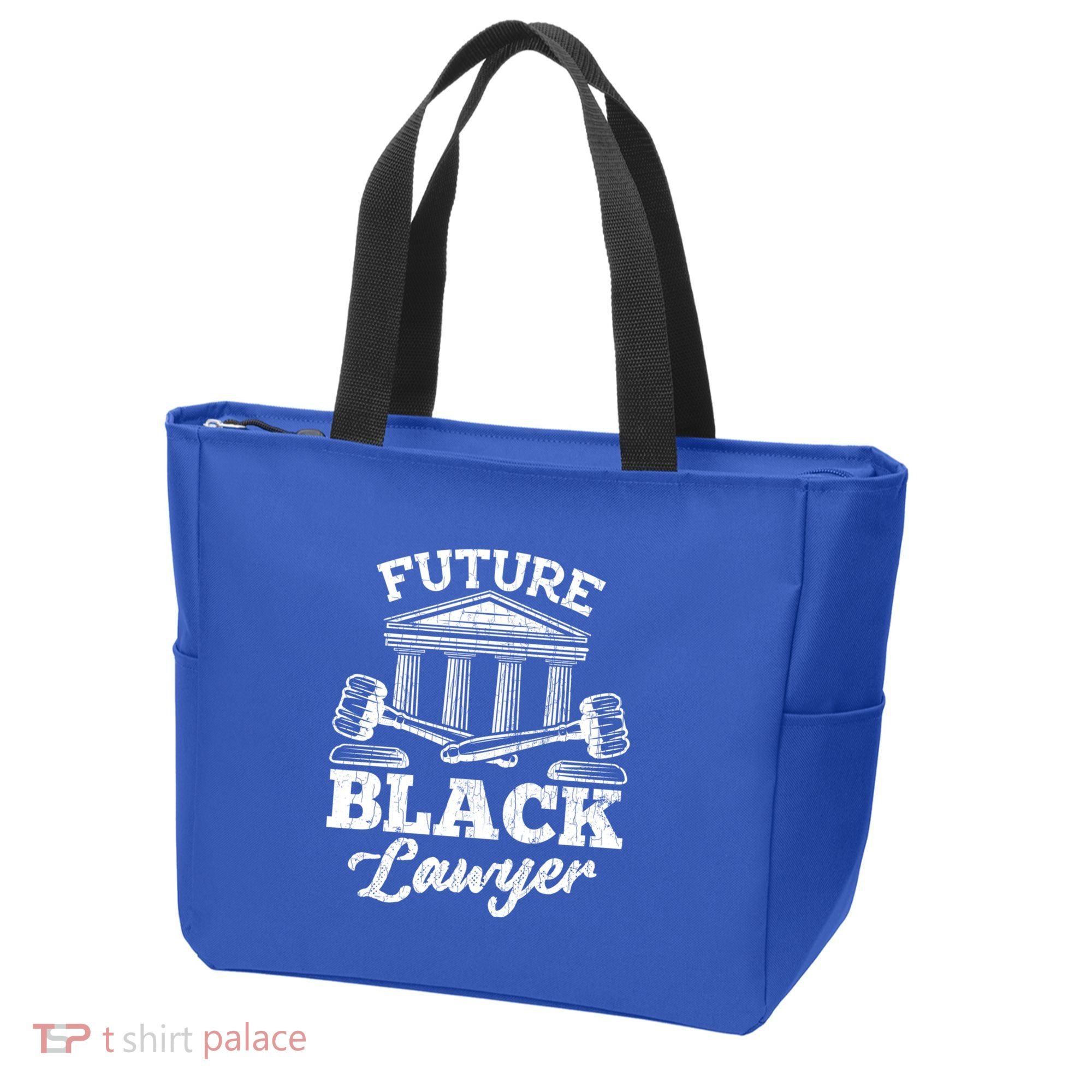 Future Black Lawyer Funny Attorney Law School Graphic Gift Tote Bag