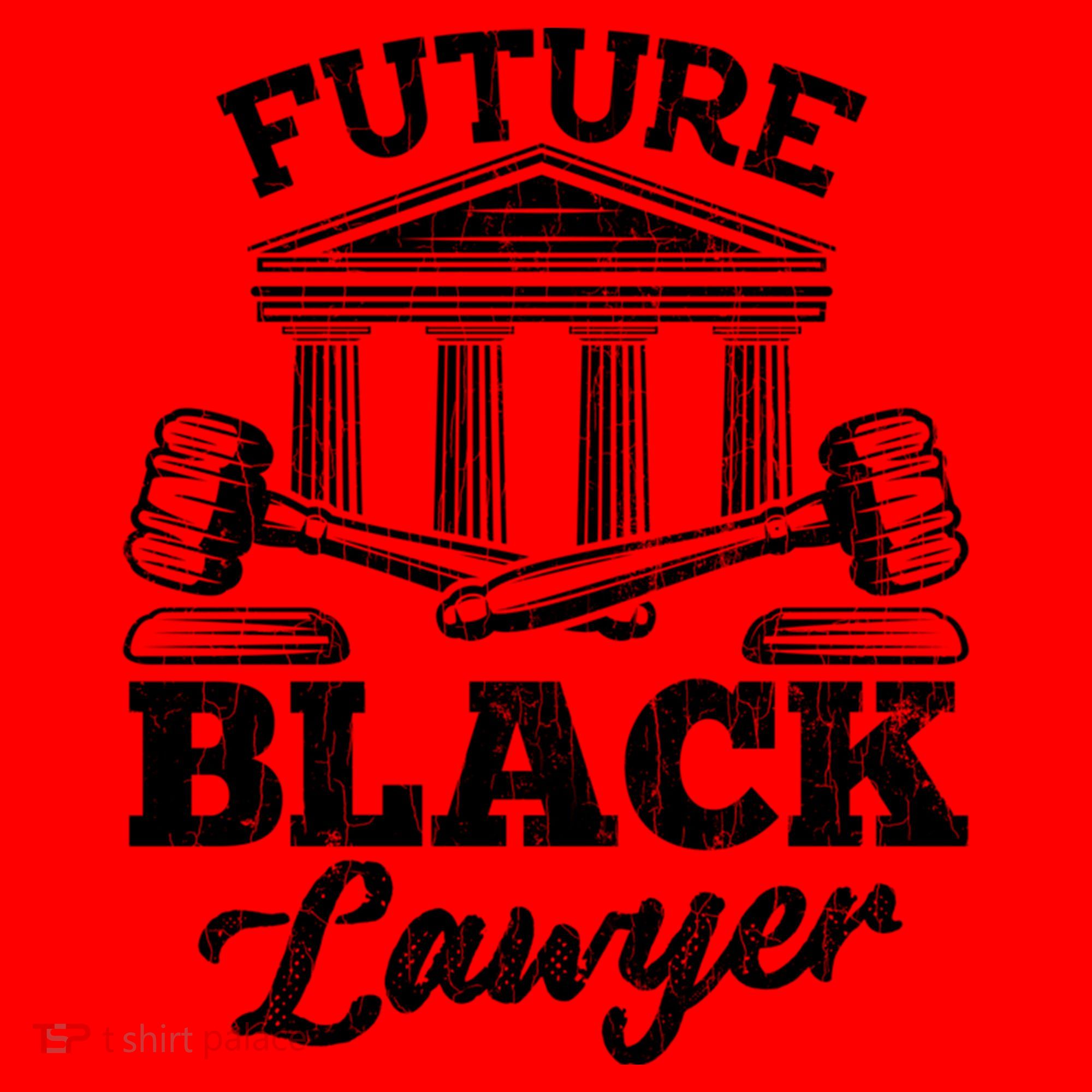 Future Black Lawyer Funny Attorney Law School Graphic Gift Santa Hat