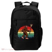 Funny Bigfoot Lacrosse Lax Sasquatch Lacrosse Team Player Backpack thumb 0