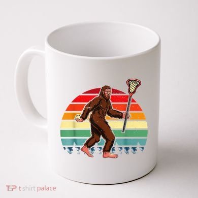 Funny Bigfoot Lacrosse Lax Sasquatch Lacrosse Team Player Coffee Mug