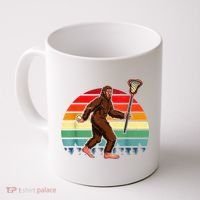 Funny Bigfoot Lacrosse Lax Sasquatch Lacrosse Team Player Coffee Mug thumb 0