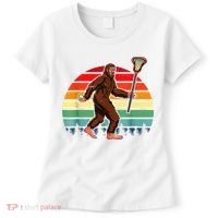 Funny Bigfoot Lacrosse Lax Sasquatch Lacrosse Team Player Women's T-Shirt thumb 0