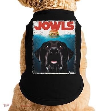 Funny Black Lab Jowls , Labrador Retriever Mom Top, Dad Doggie Tank
