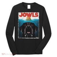 Funny Black Lab Jowls , Labrador Retriever Mom Top, Dad Long Sleeve Shirt thumb 0