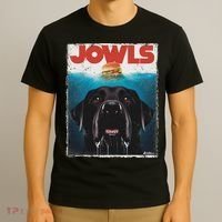 Funny Black Lab Jowls , Labrador Retriever Mom Top, Dad T-Shirt thumb 3