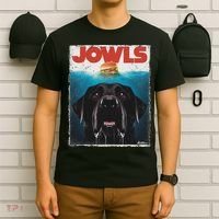 Funny Black Lab Jowls , Labrador Retriever Mom Top, Dad T-Shirt thumb 6