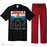 Funny Black Lab Jowls , Labrador Retriever Mom Top, Dad Pajama Set thumb 0