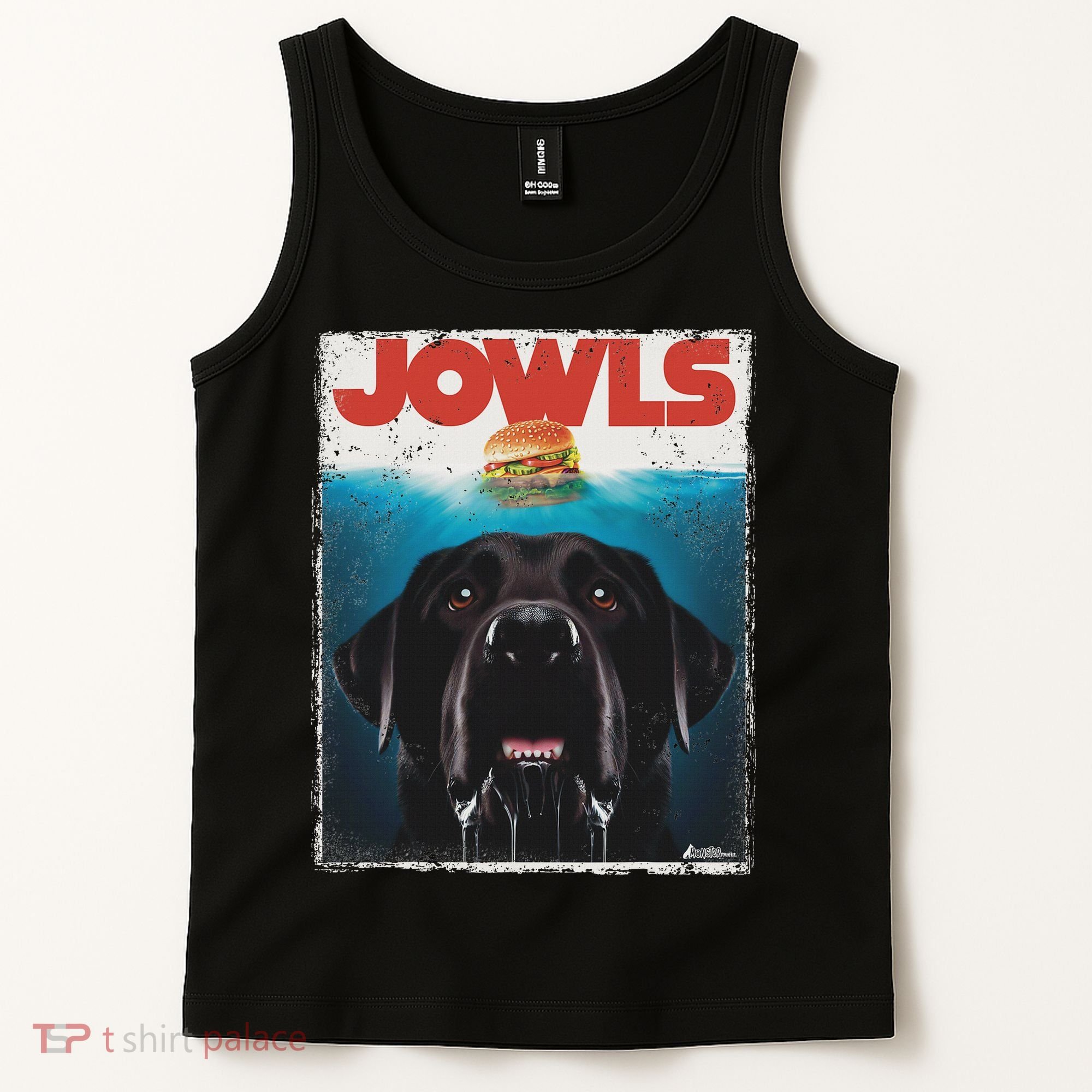 Funny Black Lab Jowls , Labrador Retriever Mom Top, Dad Tank Top