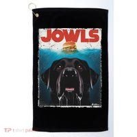 Funny Black Lab Jowls , Labrador Retriever Mom Top, Dad Golf Towel thumb 0