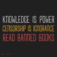 Funny Book Lover Gift Knowledge Is Power Censorship Is Ignorance Read Banned Boo Hat thumb 2