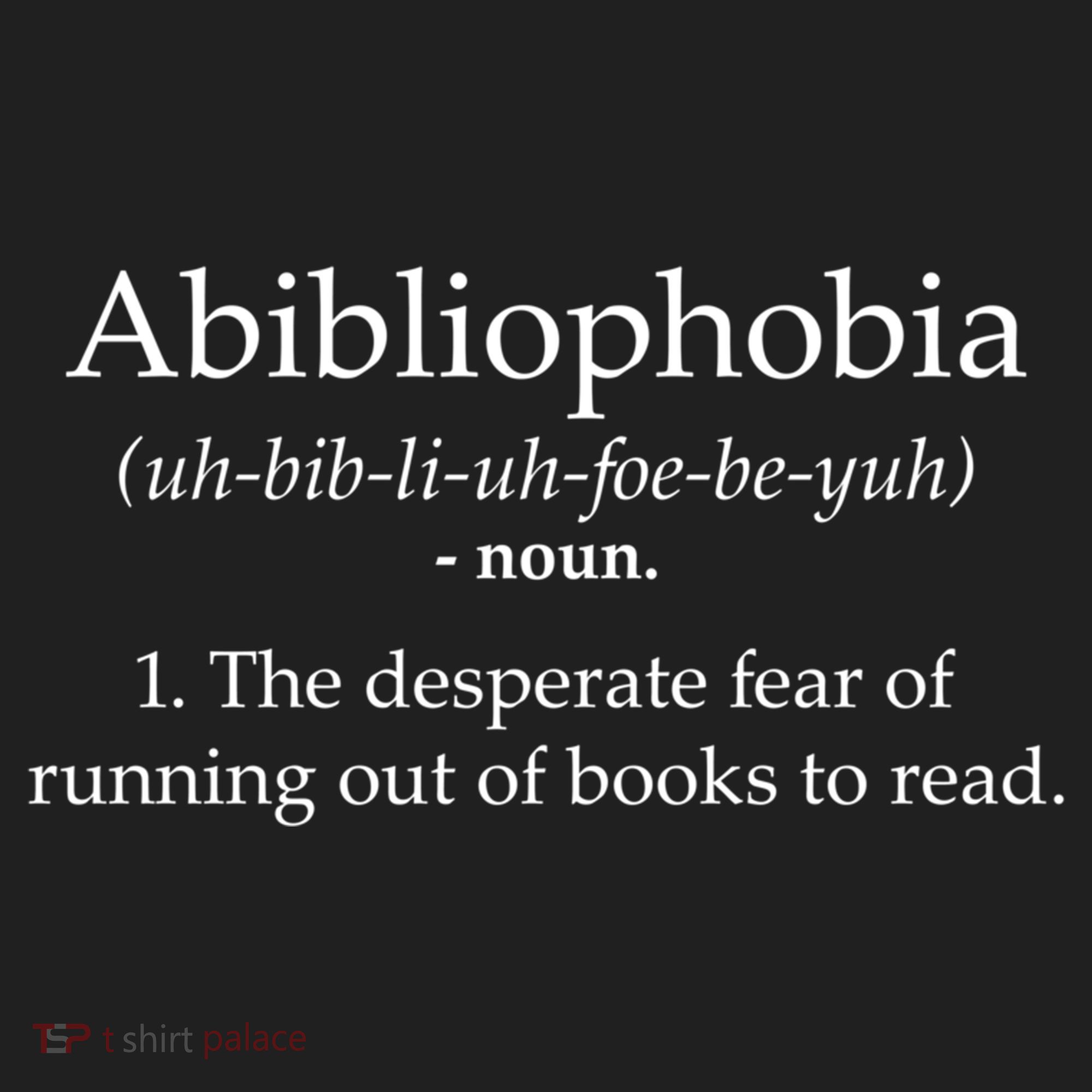 Funny Book Lover Library Tee Abibliophobia Definition Cool Gift Women's Sweatshirt
