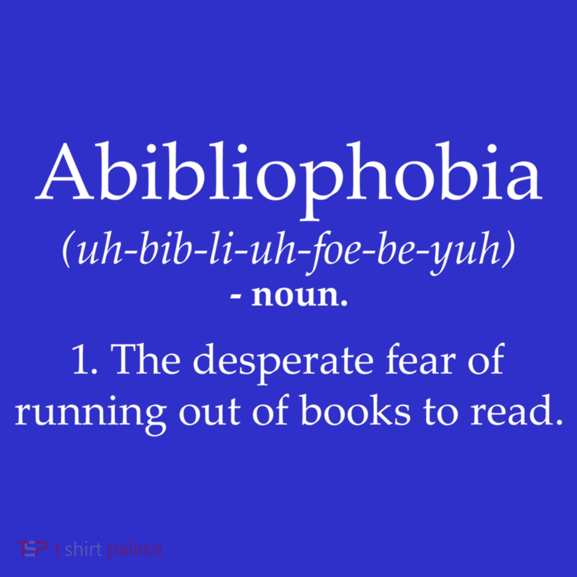 Funny Book Lover Library Tee Abibliophobia Definition Cool Gift Sweatshirt