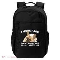 Frenchie Better Life Funny French Bulldog Dog Lover Backpack thumb 0