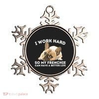 Frenchie Better Life Funny French Bulldog Dog Lover Ornament thumb 0