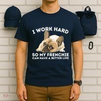Frenchie Better Life Funny French Bulldog Dog Lover T-Shirt thumb 6