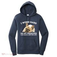 Frenchie Better Life Funny French Bulldog Dog Lover Women's Hoodie thumb 0