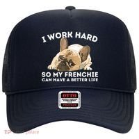 Frenchie Better Life Funny French Bulldog Dog Lover Hat thumb 0
